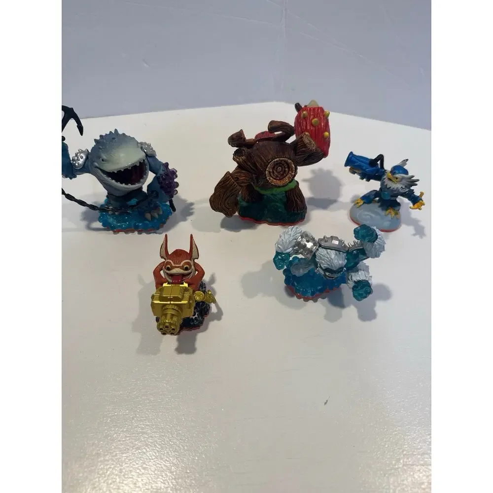 Skylanders Giants Lot of 5 Orange Base Series 2 Trigger Happy Thumpback Rex Gian